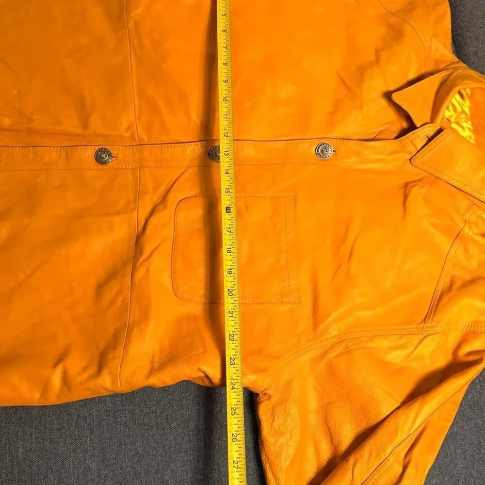 Unbranded Women's Orange and Yellow Coat